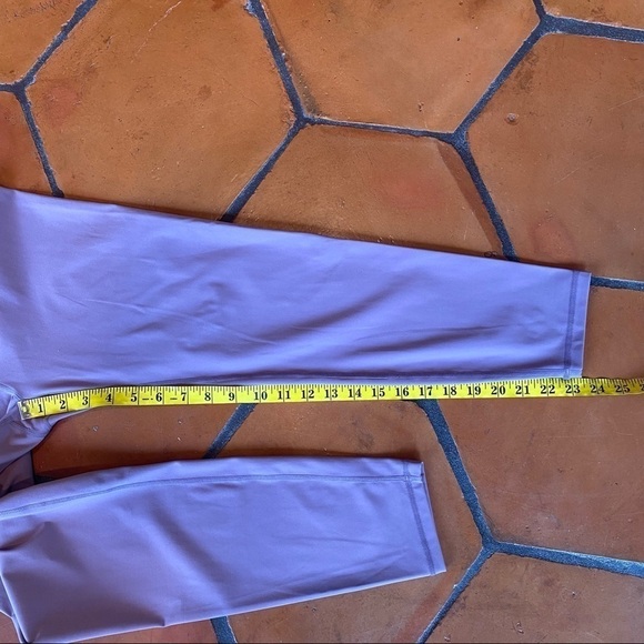 Zyia Active High Waisted Mauve 23.5” Active Running Leggings 8-10 Medium M - Picture 8 of 8